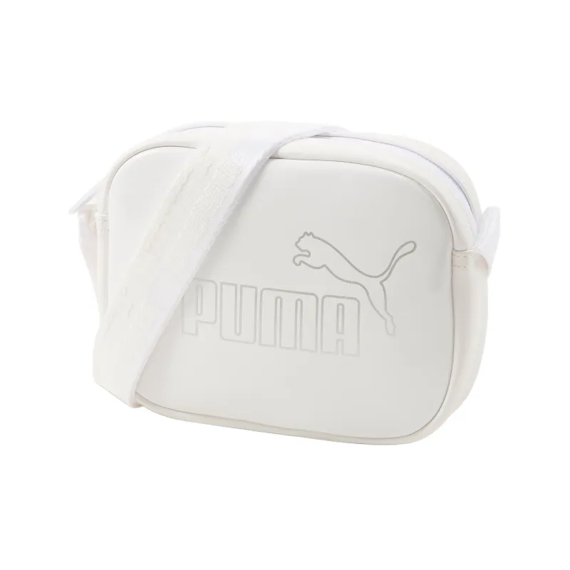 PUMA Artificial Leather Zip Closure Small Square Bag Camera Bag Shoulder Bag Crossbody Bag Regular Women's Pure White-2