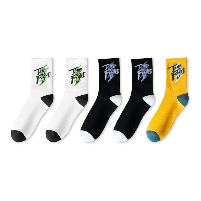 LUOLIAN Mid Calf Socks Men's 5 Pack-1