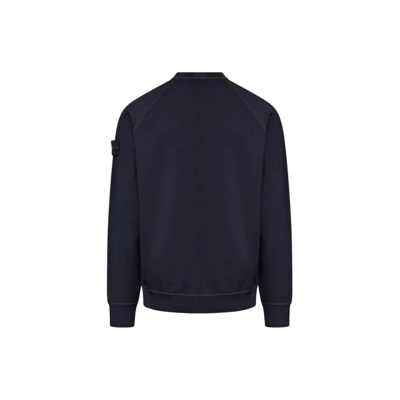 STONE ISLAND Logo Patch Crewneck Sweatshirt-1