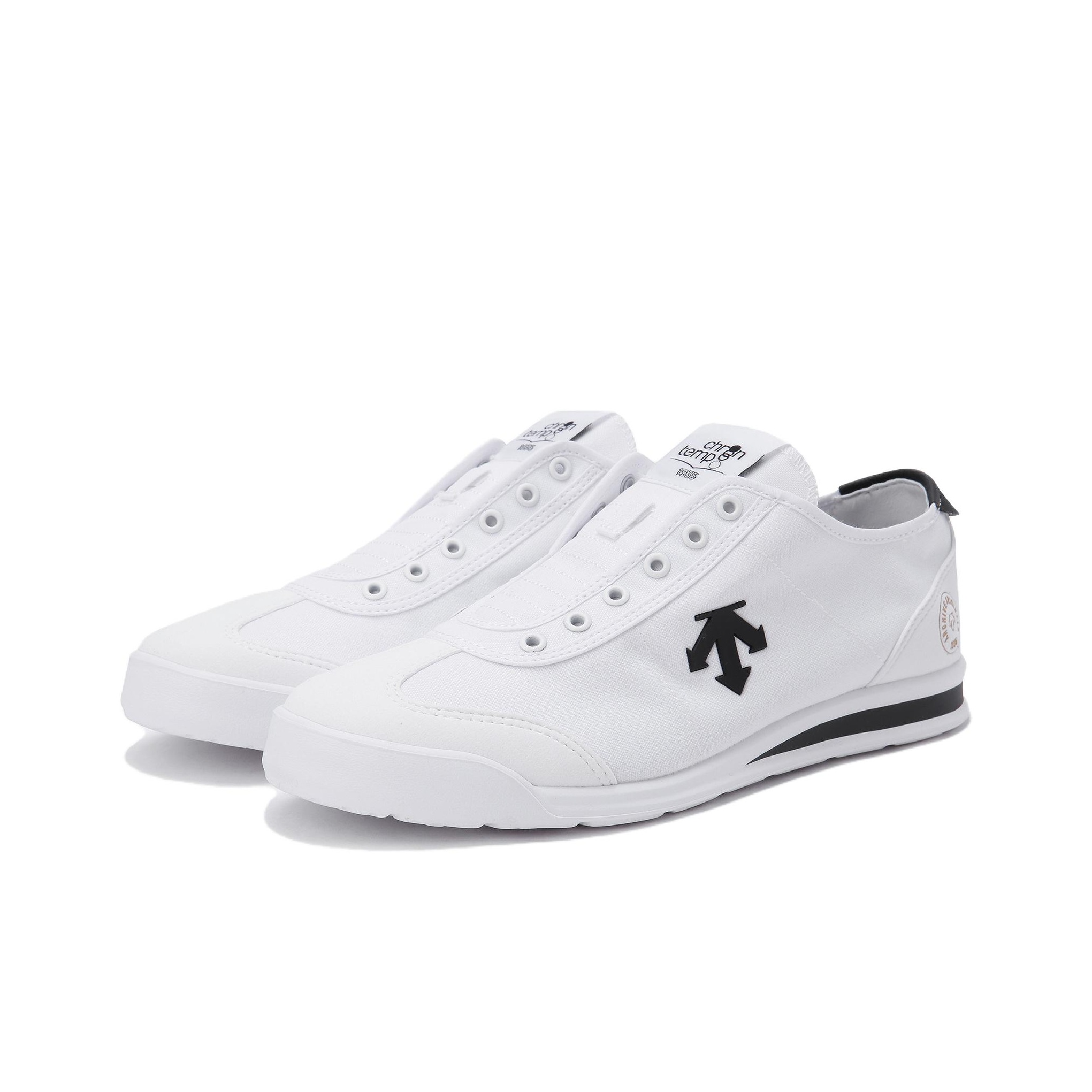 DESCENTE Chron Skateboard Shoes Unisex Low-Top White Black