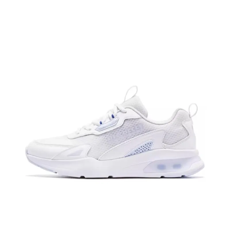 QIAODAN Wear Resistant Running Shoes Women's White-0