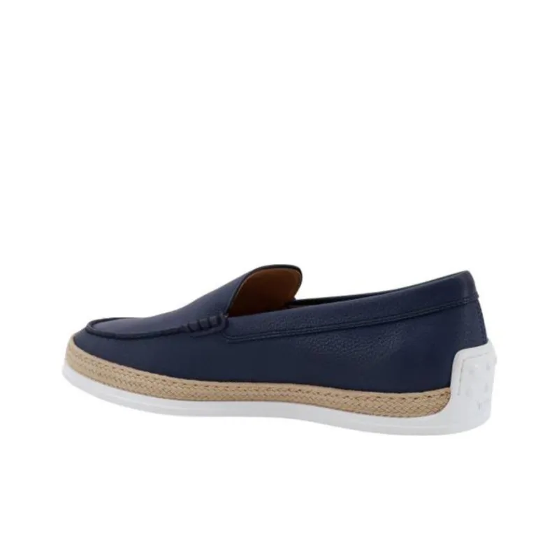 TOD'S Round Toe Slip On Loafers-4
