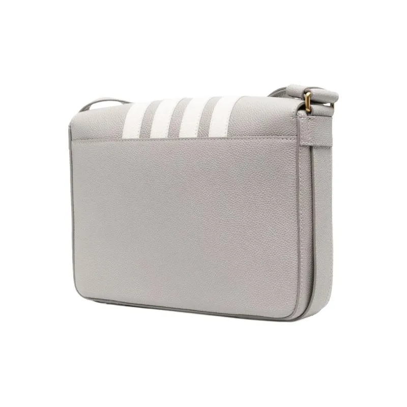 THOM BROWNE Reporter 4 Bar Stripe Shoulder Bag-1