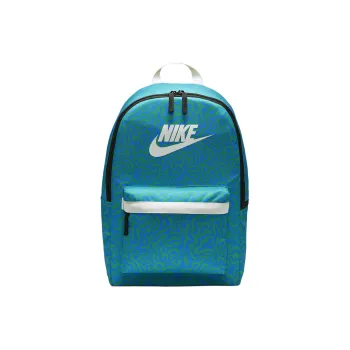 Nike Heritage Fabric Backpack Regular Unisex Clear Blue & Stadium Green & Coconut Milk