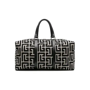 BALMAIN Monogram Jacquard Tote Bag
