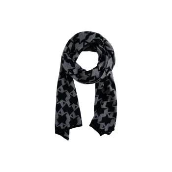 KARL LAGERFELD Knit Scarves Unisex Black
