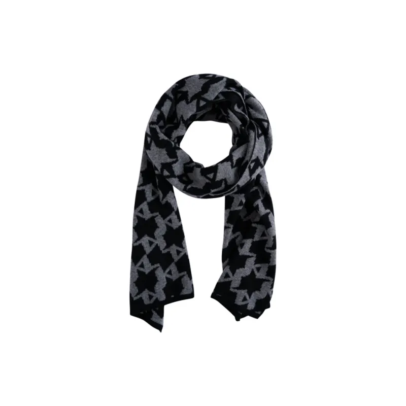KARL LAGERFELD Knit Scarves Unisex Black-0