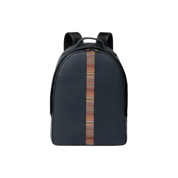 Paul Smith Leather Backpack Men's Dark Blue