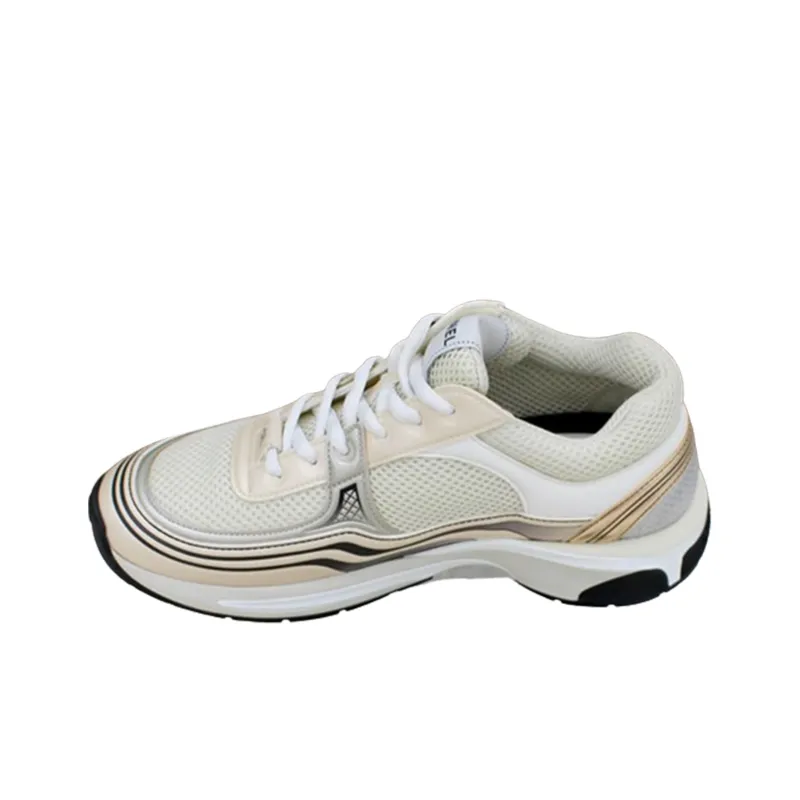 CHANEL Women's Sneaker 'Ivory Silver' Women's-4