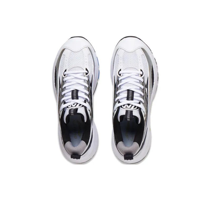 LiNing Comet LITE Cushioning Anti Slip And Wear Resistant Support Low Top Casual Shoes Men's Gray Red White-3