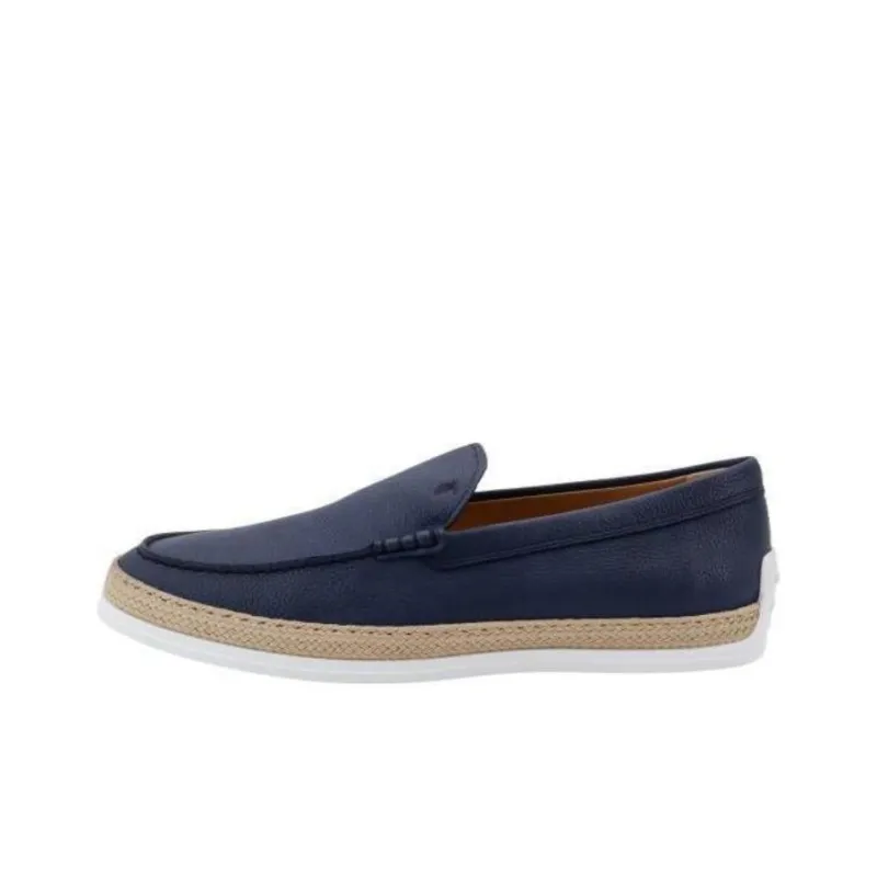 TOD'S Round Toe Slip On Loafers-0