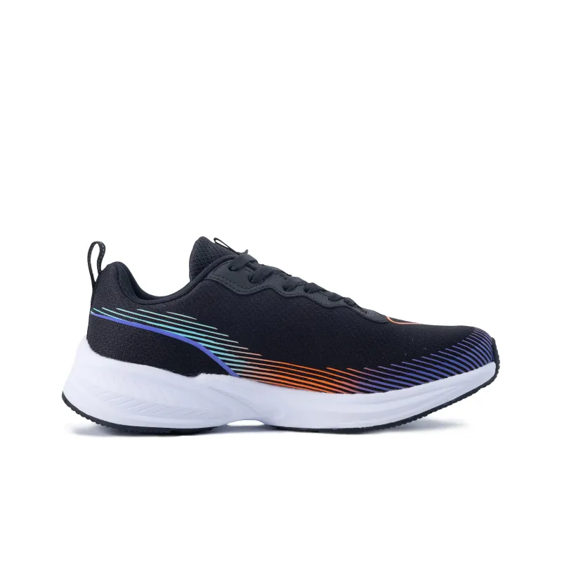 PEAK Cushioning Anti Slip And Wear Resistant Low Top Running Shoes Men's Black Orange-1