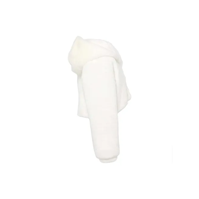 JYOSEI Velvet feel Coat Women's White-2