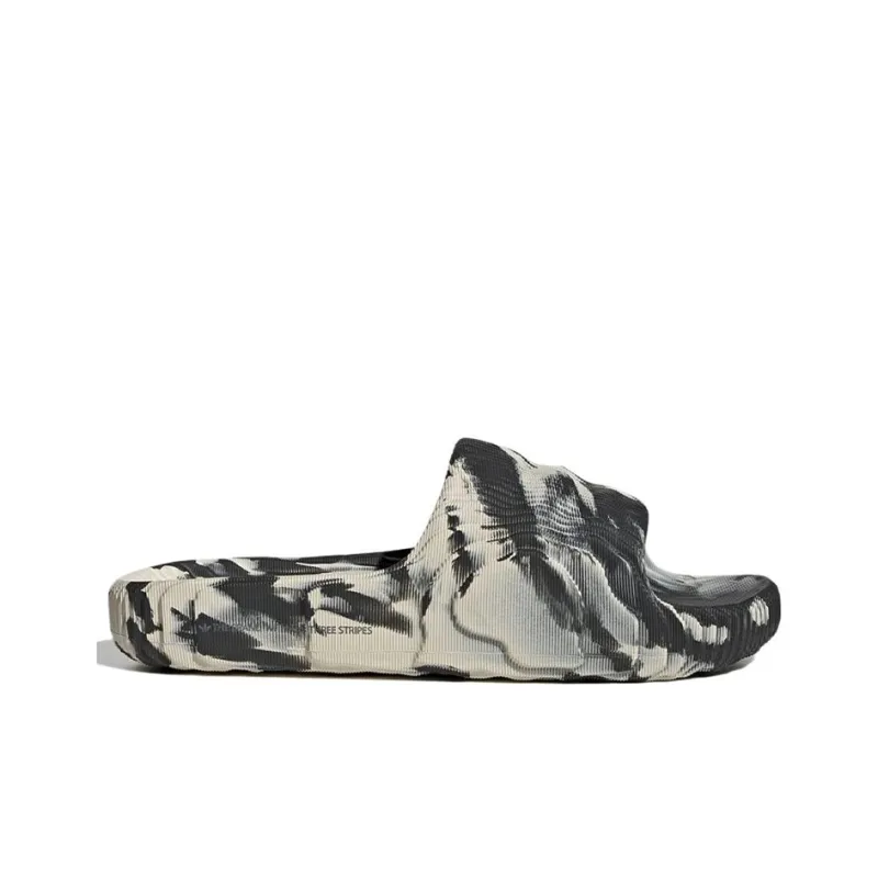 Adidas Adilette 22 Slides Carbon Aluminum-1