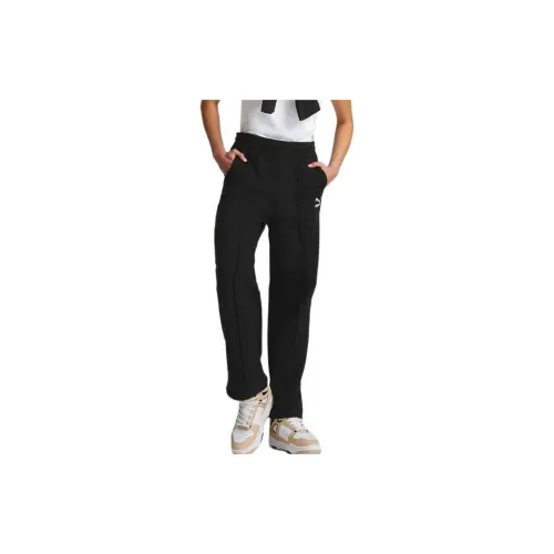 PUMA First Mile Is A Recyclable And Eco-friendly Series Knitted Sweatpants Women's Black