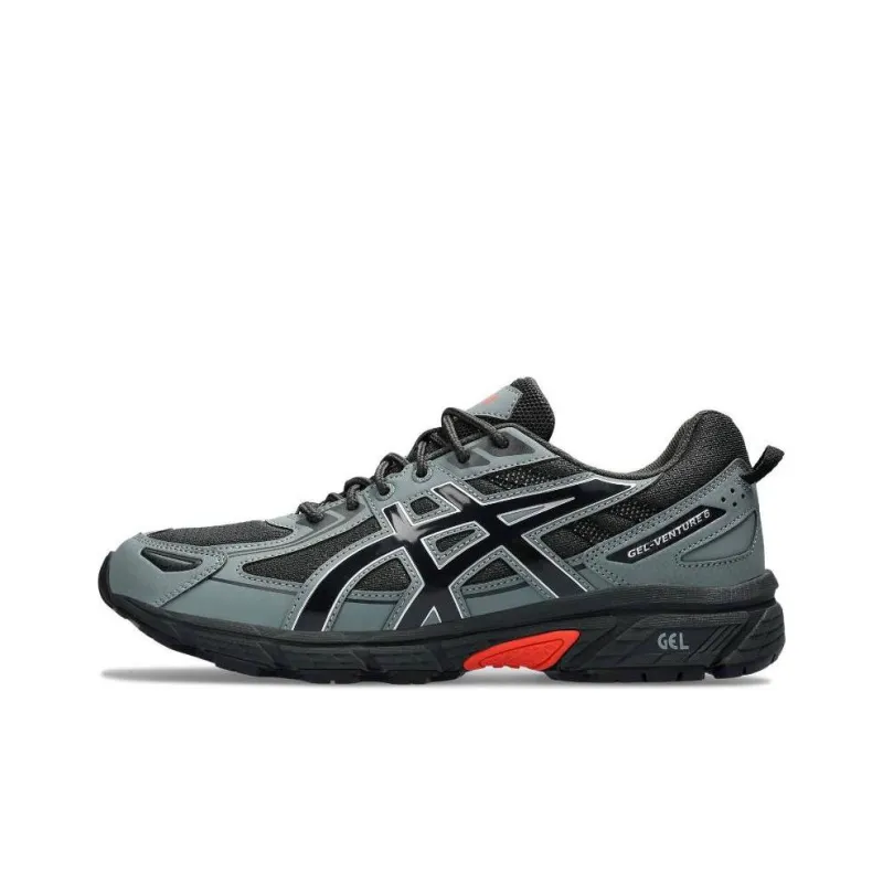 Asics Gel-Venture 6 Durable Breathable Low-Top Running Shoes Men's Black-0