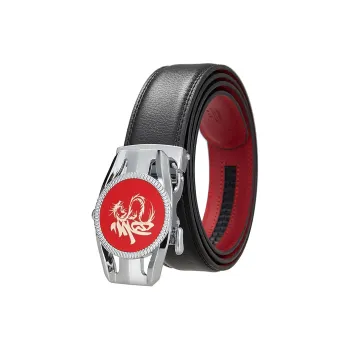 ALIEN BANG Cow Leather Leather Belts Men's Style 3.5CM