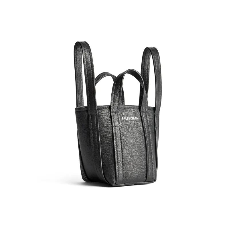 Balenciaga Everyday Grained Calfskin Tote Bag, Shopping Bag, Handbag Mini Women's Black-2