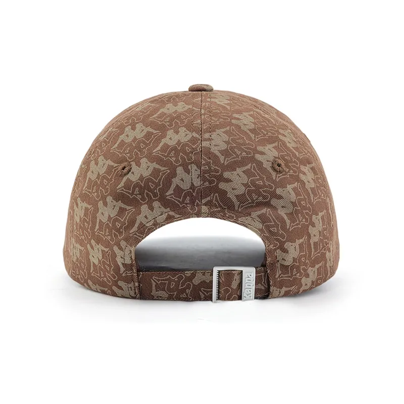 Kappa Cotton Baseball Caps Unisex Brown/White-2