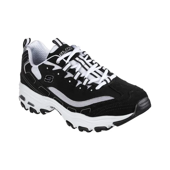 Skechers DLites 1.0 'Black White'-2