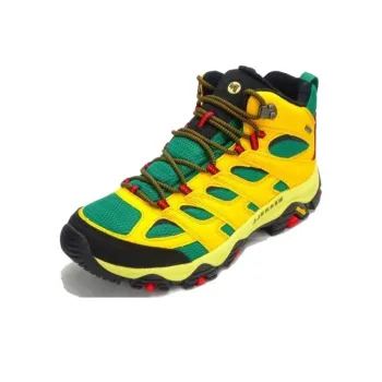 MERRELL MOAB 3 Durable Breathable High Top Outdoor Shoes Men's Yellow Green