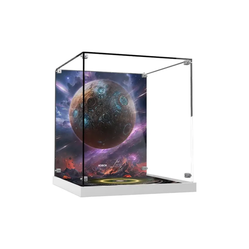 KGBOX For 3AThreezero Transformers Bumblebee Optimus Prime Acrylic Transparent Display Case Model Accessories-8
