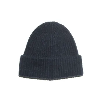 Acne Studios Wool Blend, Recycled Nylon Beanies Unisex Marine Blue