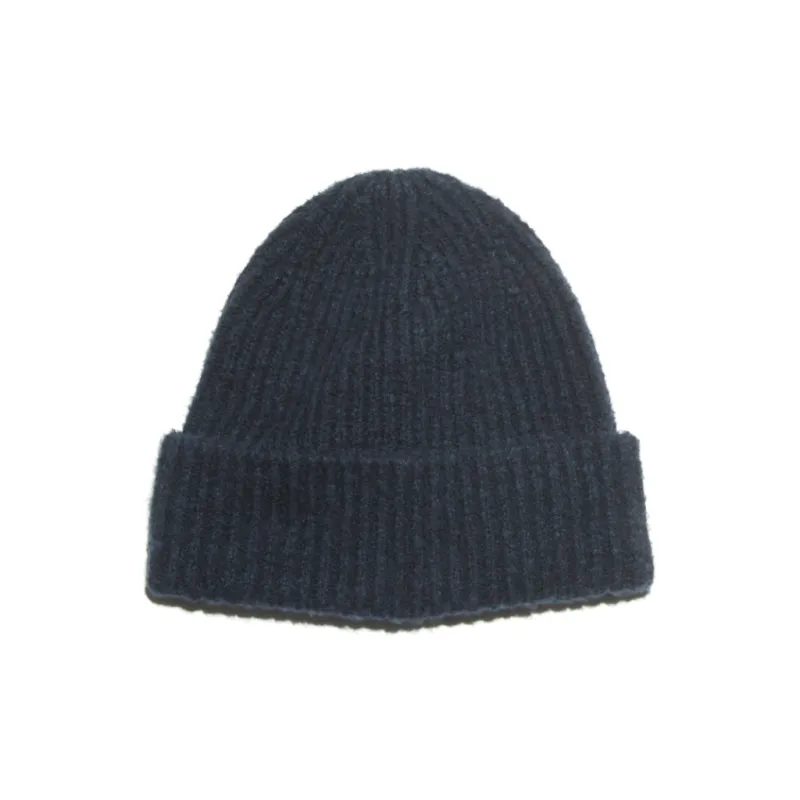 Acne Studios Wool Blend, Recycled Nylon Beanies Unisex Marine Blue-0