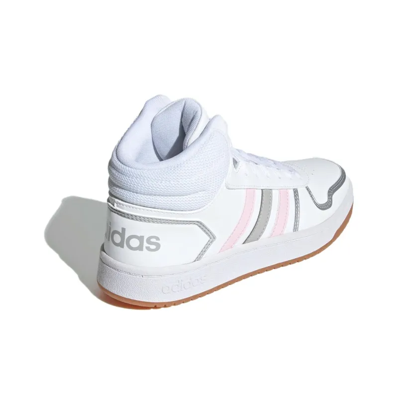 Adidas Neo Hoops 2.0 Mid 'White Pink Grey' Women's-4