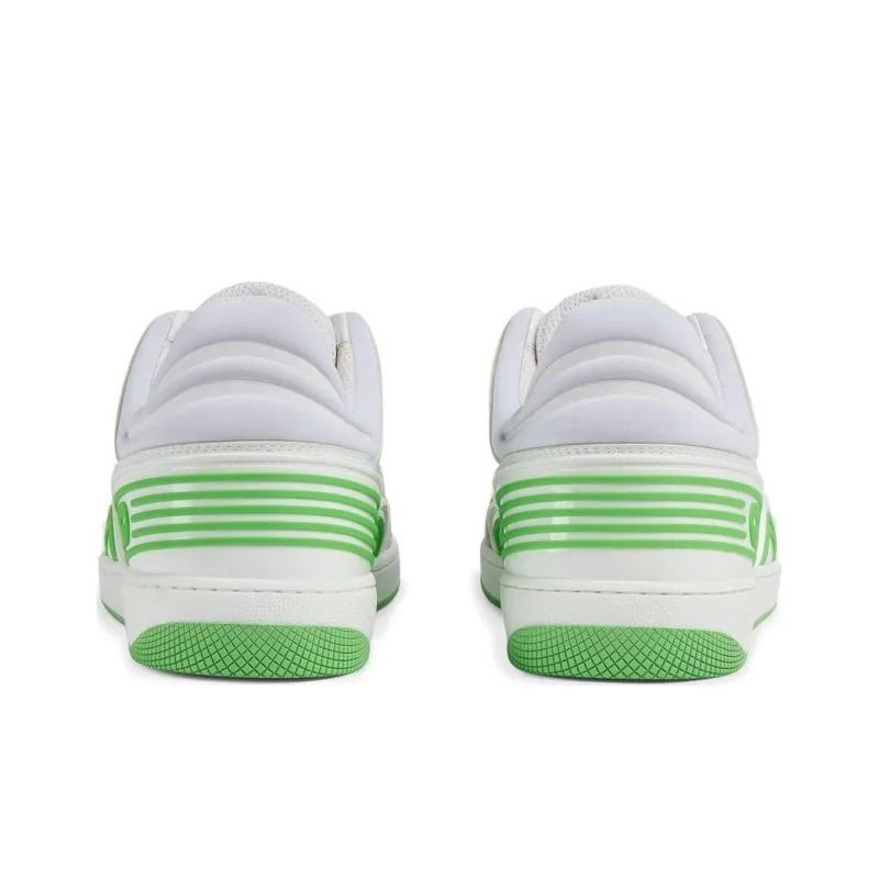 GUCCI Basket Low 'White Demetra Green'-3