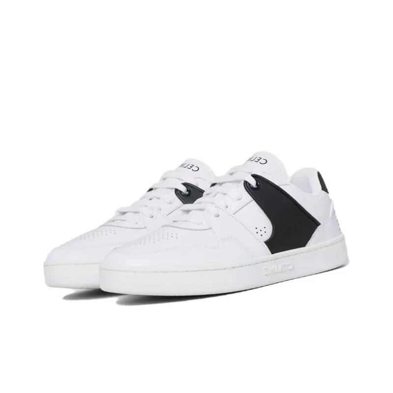 CELINE Low Top Skateboard Shoes Women's White-2