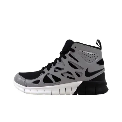 Nike Free Run 2 Sneakerboot Premium Black/Black-Metallic Silver-White Women's