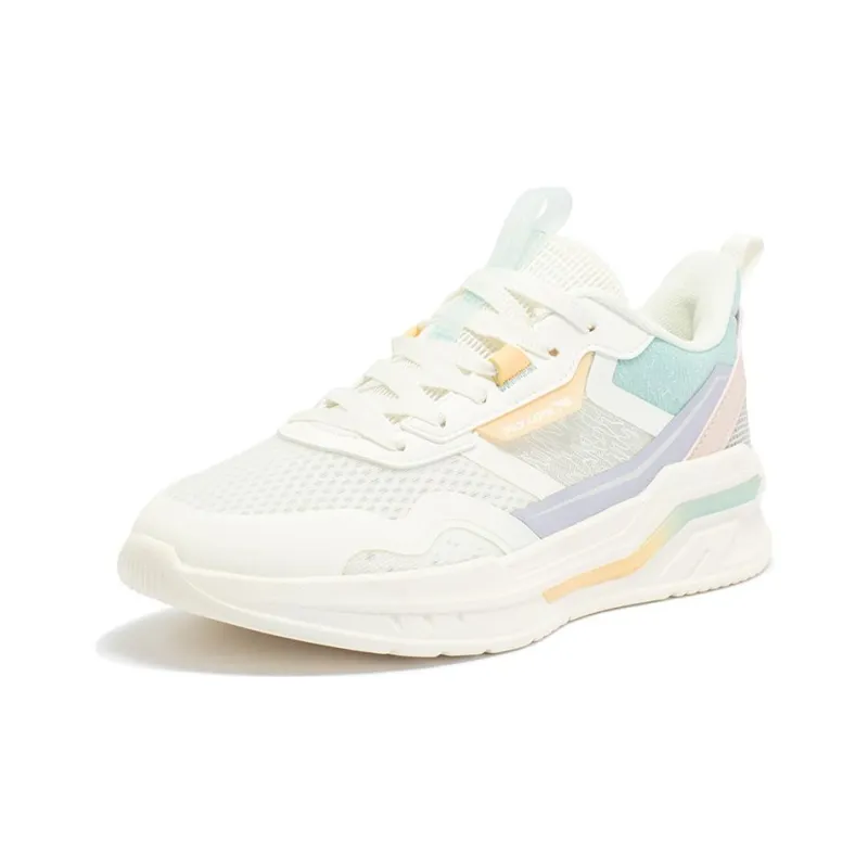 361° Anti Slip Wear Resistant Low Top Casual Shoes Women's White-1