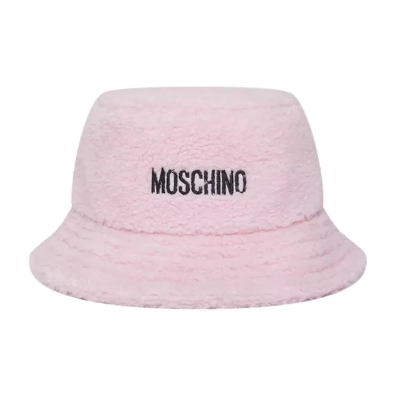 MOSCHINO Polyester Polyester Bucket Hats Women's Pink-0