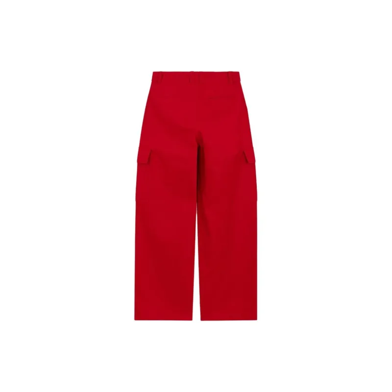 WE11DONE FW23 Cargo Pants Men's Red-1