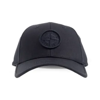 STONE ISLAND Compass Motif Curved Peak Baseball Cap