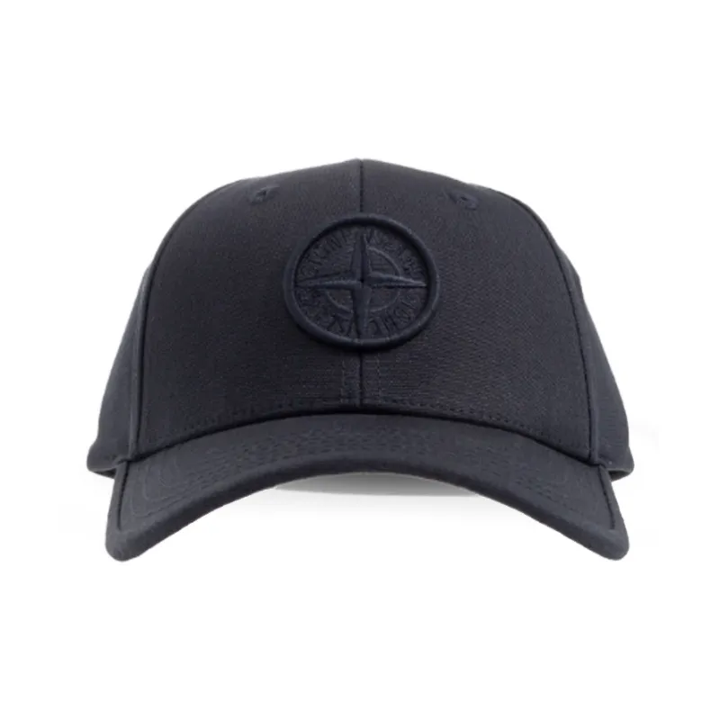 STONE ISLAND Compass Motif Curved Peak Baseball Cap-0