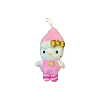 Sanrio Hello Kitty Pink Hats & Caps Kitty Dolls Plush Pendant Small Size Tall