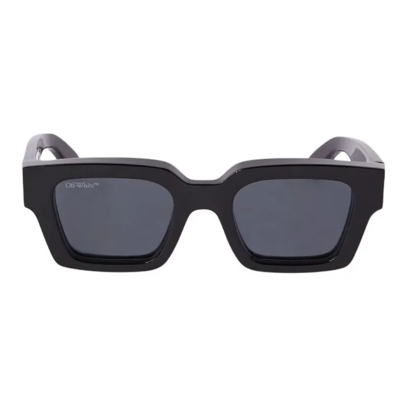 OFF-WHITE Acetate Irregular Shape Sunglasses Men's Black-0