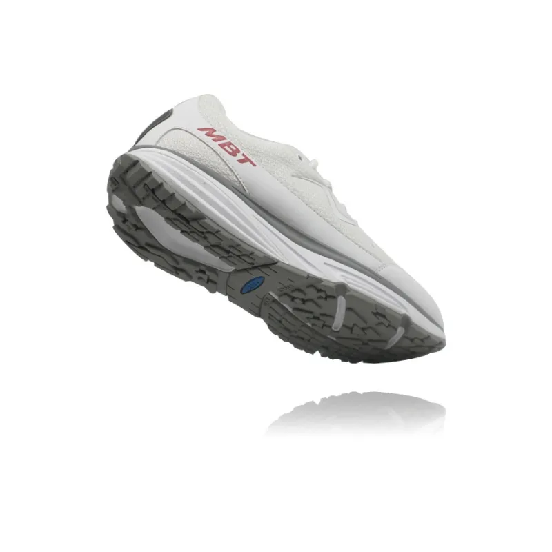 MBT Running Shoes Men Low Top White-4