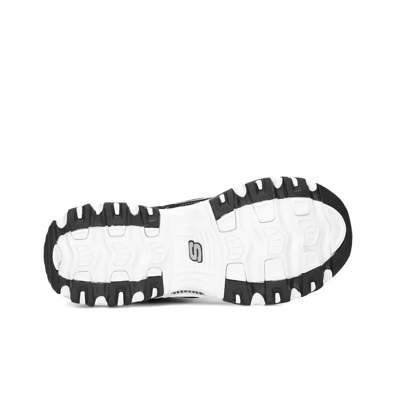 Skechers D'LITES Daddy Shoes 'White Black'-4