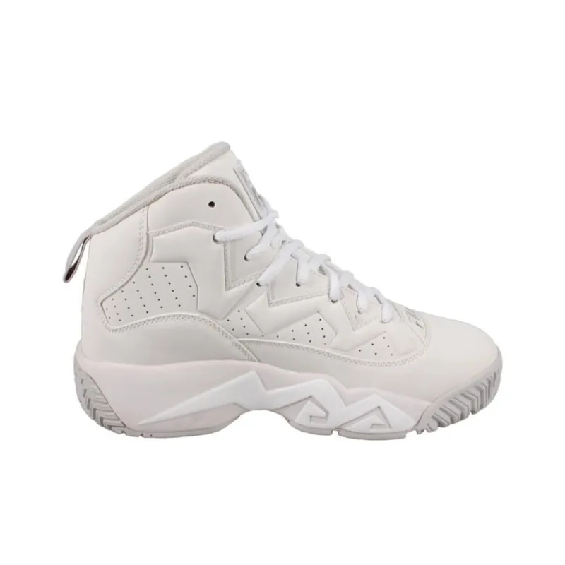 FILA Mashburn Durable Breathable Mid-Top Vintage Basketball Shoes Men's Beige-1