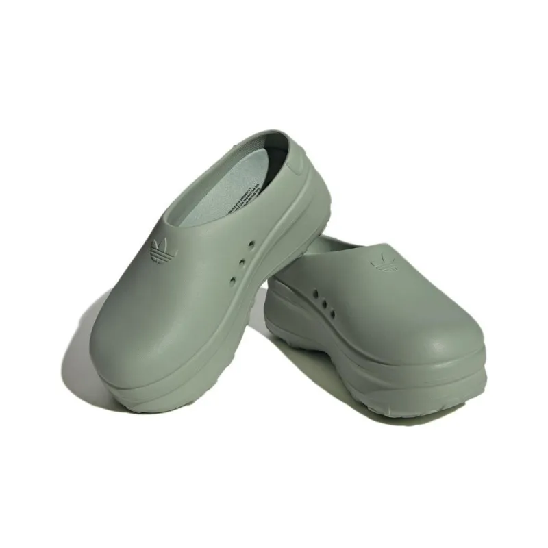 Adidas AdiFOM Stan Smith Mule Silver Green Women's-3