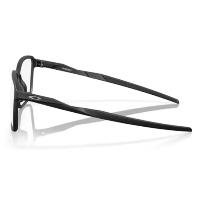 Oakley Injection Molding Irregular Shape Eyeglass Frames Unisex Black-1