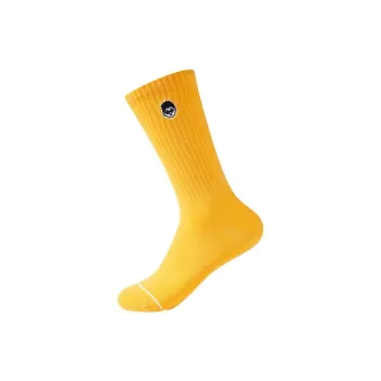 QIAODAN Knee-High Socks Unisex 1 Pack Glazed Yellow