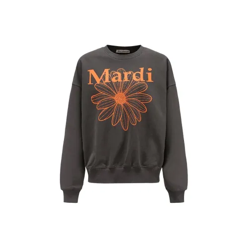 MARDI MERCREDI Sweatshirts Unisex Enamel Grey Honey Orange