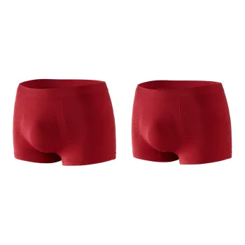 Huxi Underpants Men's 2 Pack Rio Red