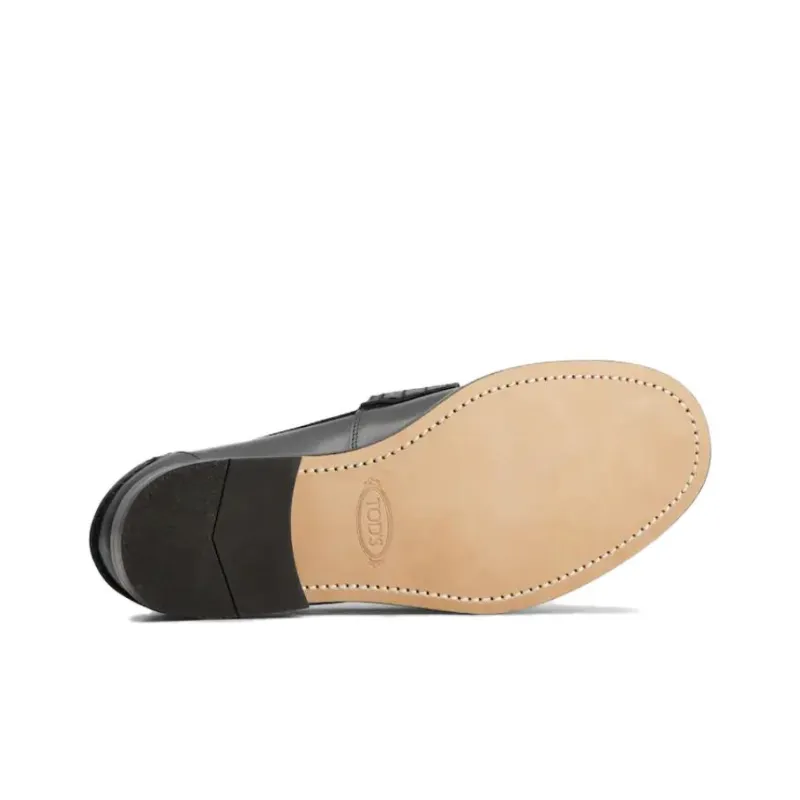 TOD'S Round Toe Slip-On Loafers-3