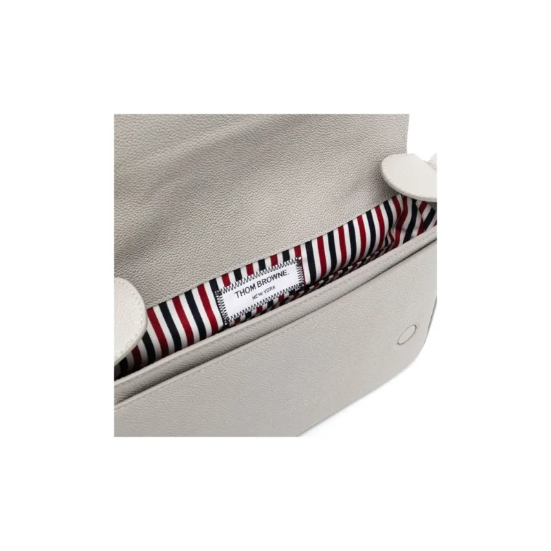 THOM BROWNE Reporter 4 Bar Stripe Shoulder Bag-2