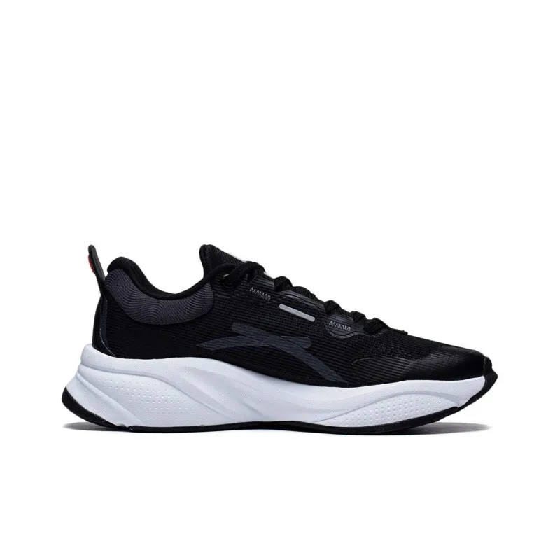 LiNing Soft Series Slip Resistant Low Top Casual Shoes Men's Black-1